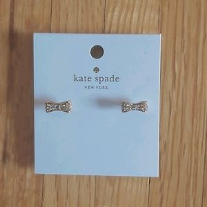 Kate Spade bow tie earrings